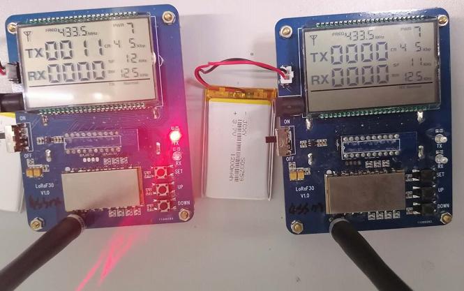 LoRa1276F30 Demo演示版