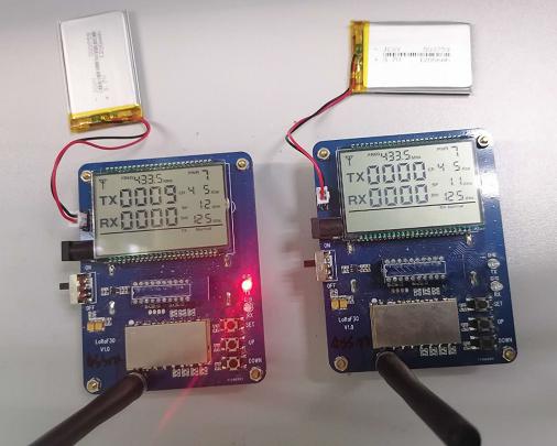 LoRa1276F30 Demo演示版
