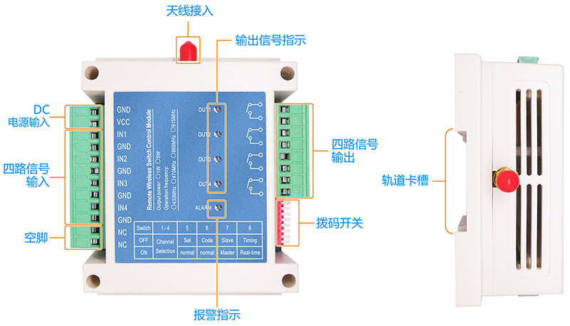 SK509無線開關(guān)量模塊
