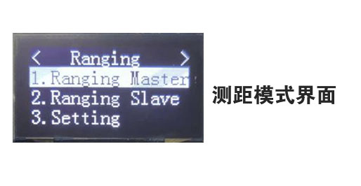 測(cè)距模式界面