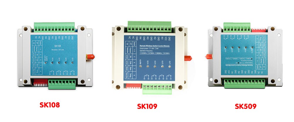 無線開關量模塊SK108、SK109、SK509