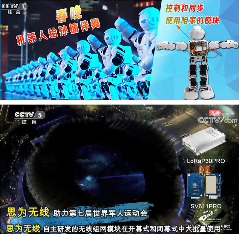春晚伴舞機(jī)器人和第七屆軍運(yùn)會