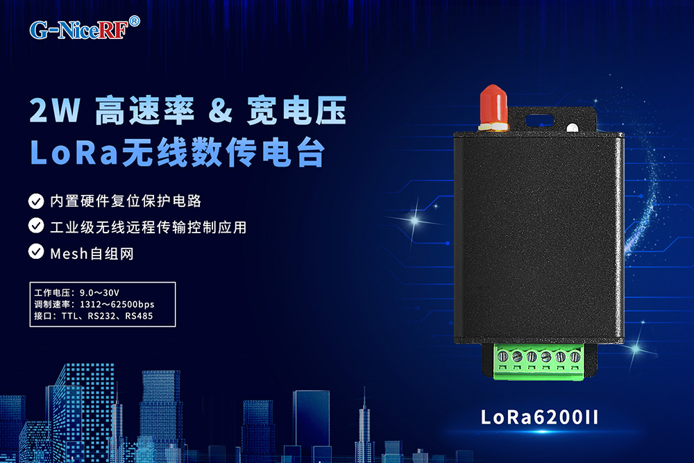LoRa數(shù)傳電臺(tái)LoRa6200II