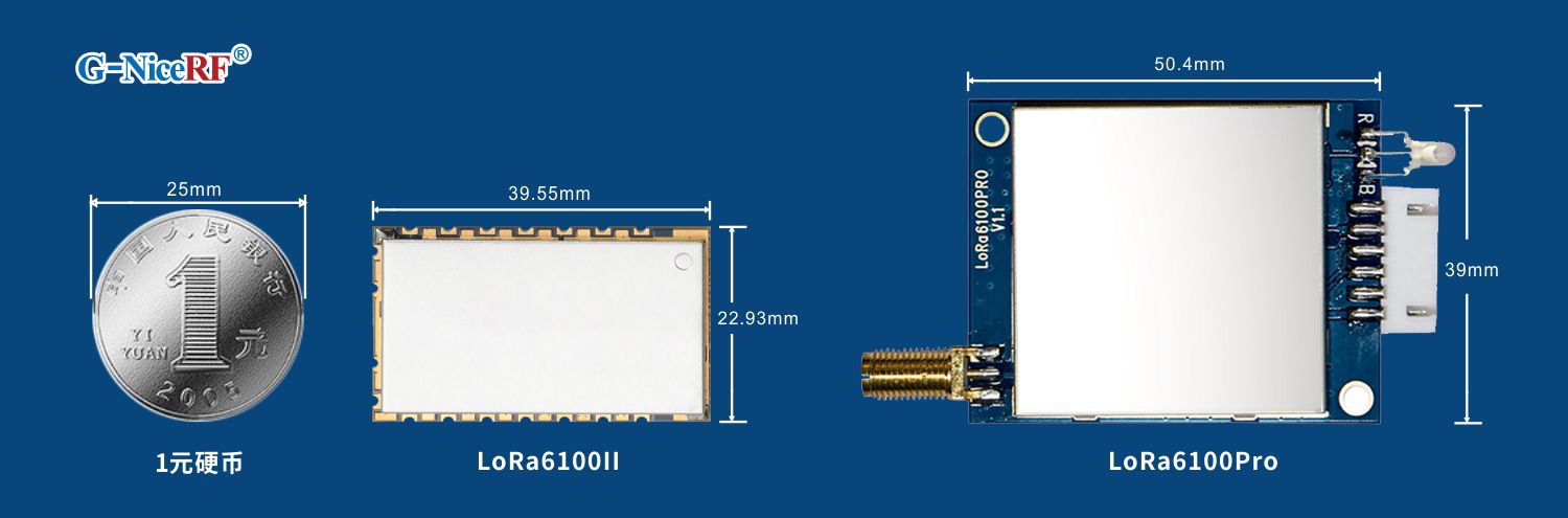 串口LoRa無(wú)線數(shù)傳模塊LoRa6100II與LoRa6100Pro