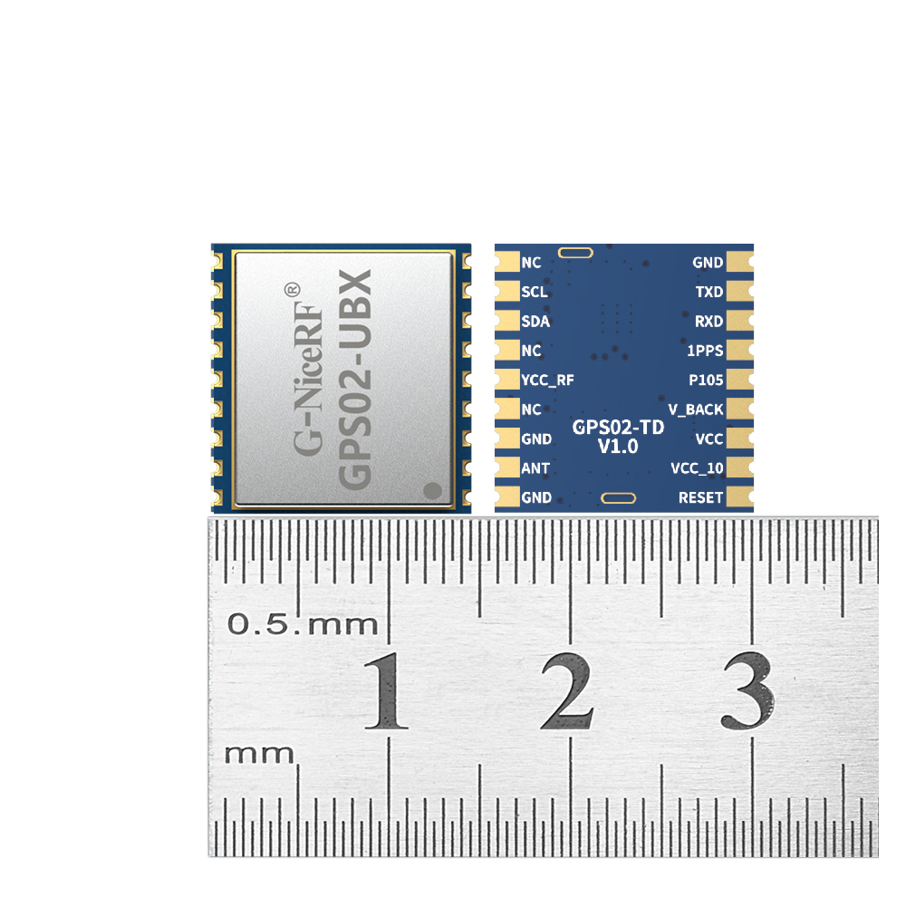 北斗定位模塊GPS02-UBX尺寸