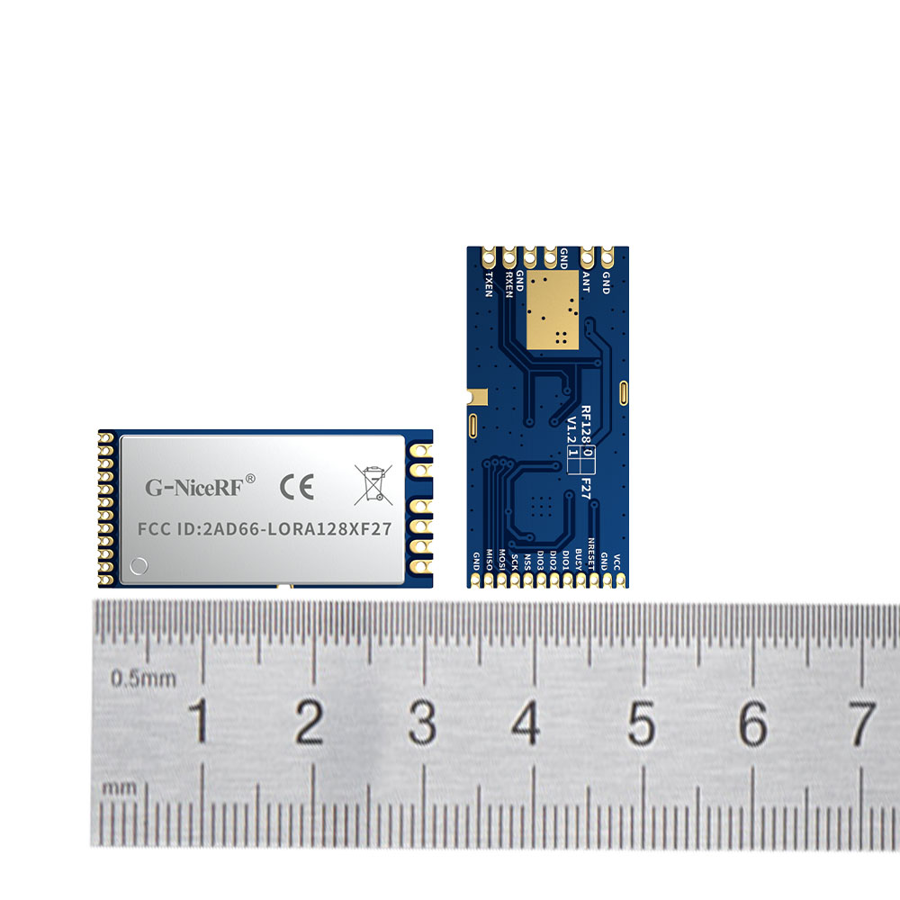 LoRa128XF27 尺寸圖