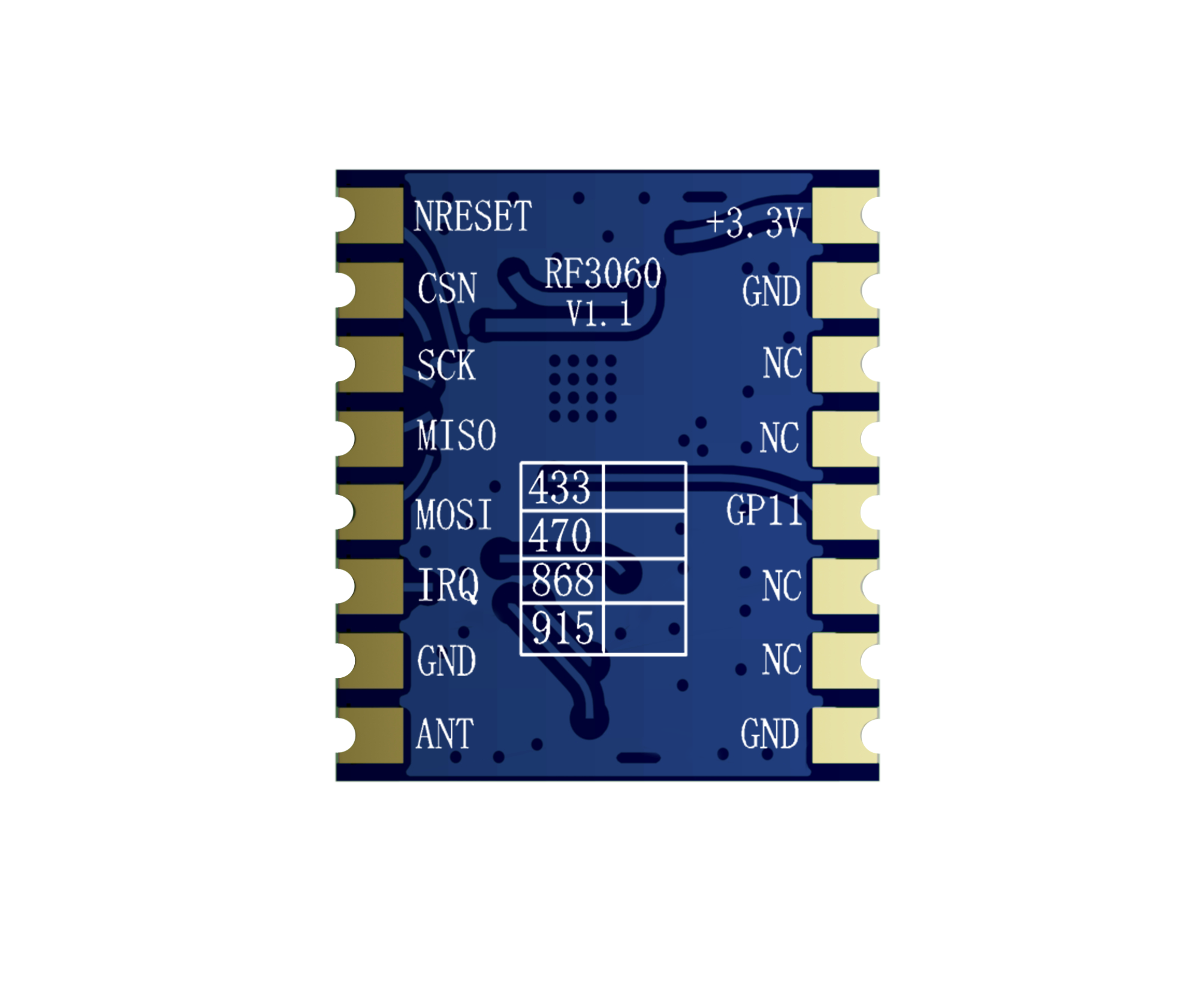 RF3060 無(wú)線收發(fā)模塊