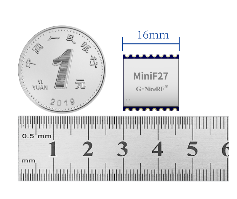 MiniF27 小體積 LoRa無線收發(fā)模塊