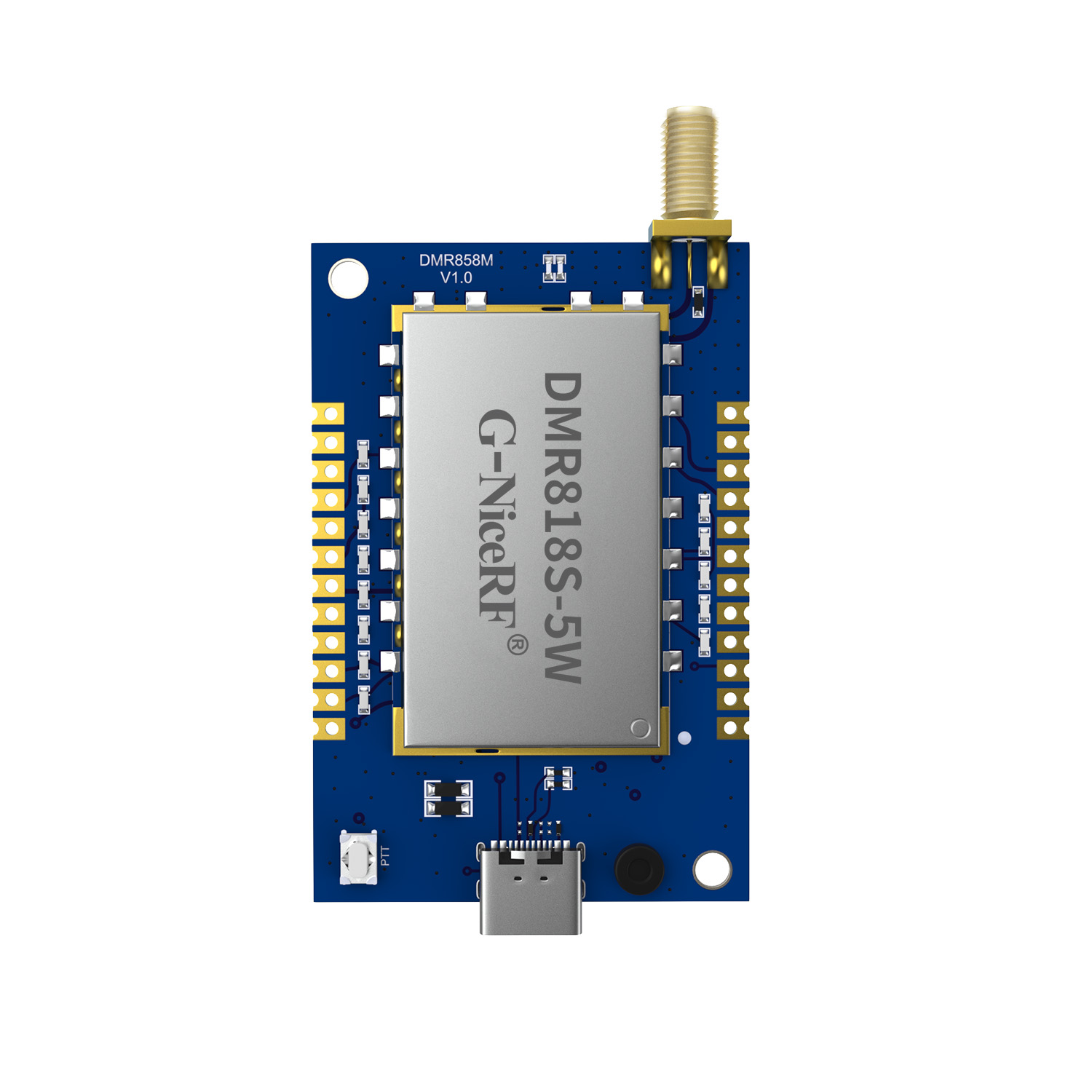 DMR858M 5W 數(shù)字對講機模塊